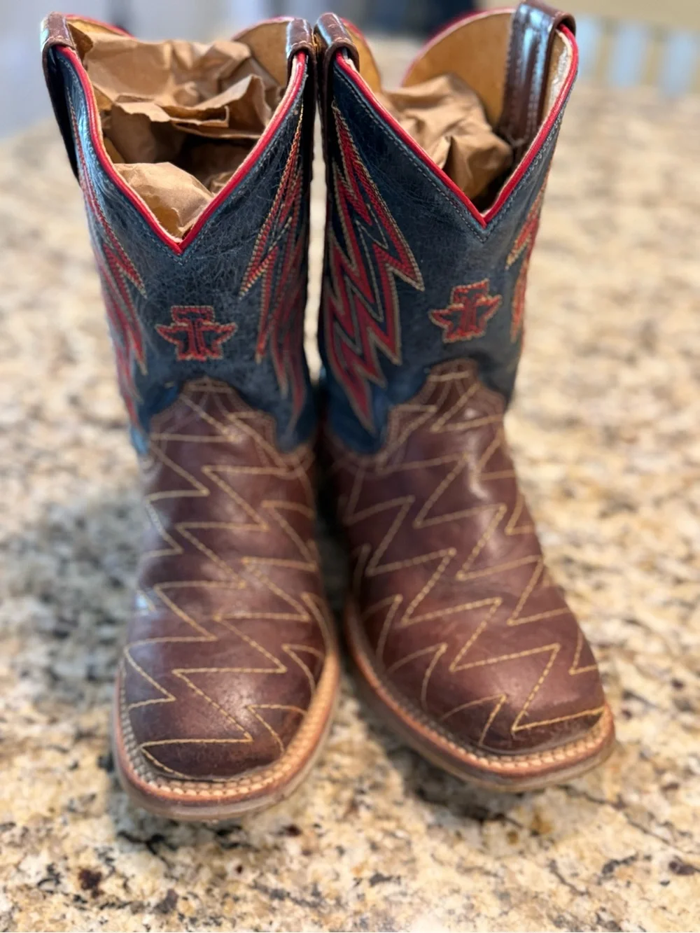 Western cowboy boots kids handmade leather rodeo southwestern